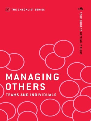 cover image of Managing Others